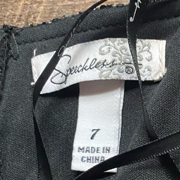 SPEECHLESS black white ombré high low dress prom formal hoco sz 7 juniors EUC - Picture 16 of 16